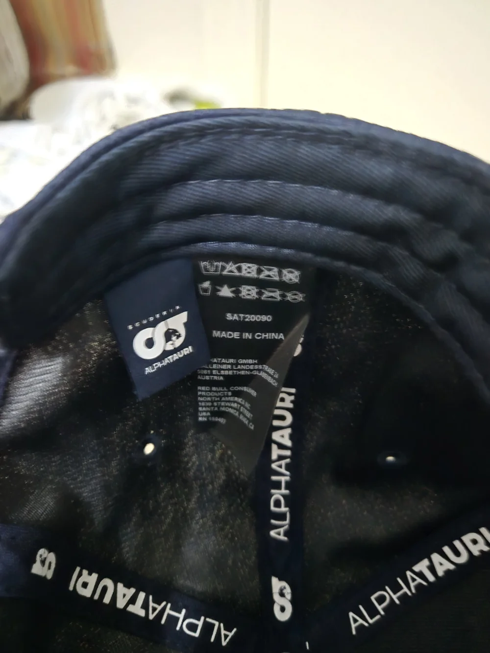 Men's Navy Baseball Cap - Scuderia Logo